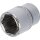 Condor Stecknuss, 3/8", 6-kant 16 mm
