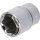 Condor Stecknuss, 1/2", 6-kant 22 mm