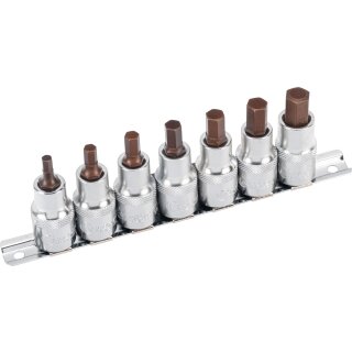 Condor Bit-Stecknüsse, xcess performance, 7-tlg., 1/2", Innensechskt. 5-12 mm