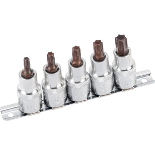 Condor Bit-Stecknüsse, xcess performance, 5-tlg., 1/2", TX-Star T30-55