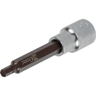 Condor Bit-Stecknuss, xcess performance, 1/2", Innensechskant 6x100 mm