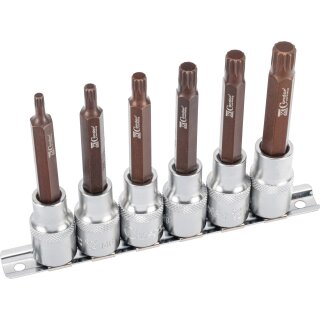 Condor Bit-Stecknüsse, xcess performance, 6-tlg., 1/2", Vielzahn M5-12