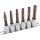 Condor Bit-Stecknüsse, xcess perf., 6-tlg., 1/2", Innensechskt. 6-12 mm