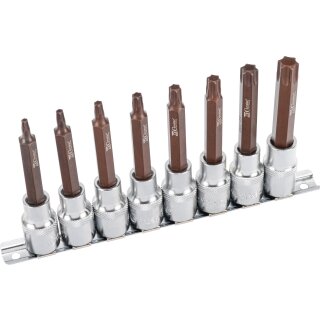 Condor Bit-Stecknüsse, xcess performance, 8-tlg., 1/2", T-Profil T25-60