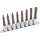 Condor Bit-Stecknüsse, xcess performance, 8-tlg., 1/2", T-Profil T25-60