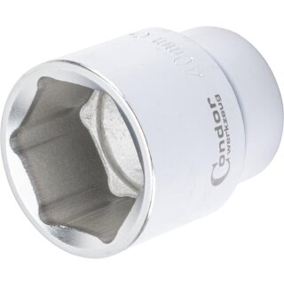 Condor Stecknuss, xcess performance, 3/4", 6-kant 40 mm