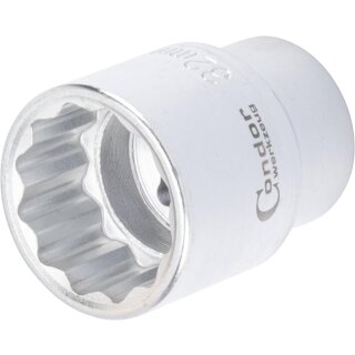 Condor Stecknuss, xcess performance, 3/4", 12-kant 32 mm