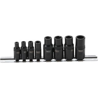 BGS technic Gewindebohrer-Aufnahme-Satz | 6,3 mm (1/4") / 10 mm (3/8") | 8-tlg.