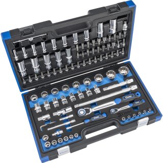 Condor Steckschlüssel-Satz, 98-tlg., 1/4+1/2", Varioplus 4-32 mm