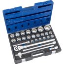 Condor Steckschlüssel-Satz, 27-tlg., 3/4",...