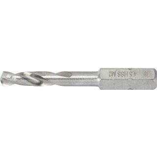 Condor Spiralbohrer-Bit, 1/4" 6-kant, HSS-G M2, ø 4.5, Länge 46 mm