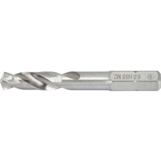 Condor Spiralbohrer-Bit, 1/4" 6-kant, HSS-G M2, ø 6.0, Länge 50 mm