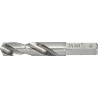 Condor Spiralbohrer-Bit, 1/4" 6-kant, HSS-G M2, ø 7.0, Länge 50 mm