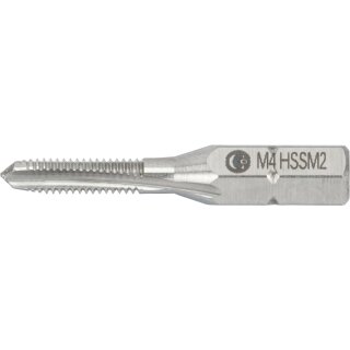 Condor Gewindebohrer-Bit, 1/4" 6-kant, HSS-G M2, M4x0.7, Länge 35 mm