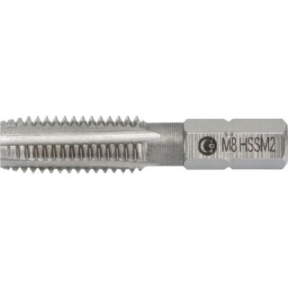 Condor Gewindebohrer-Bit, 1/4" 6-kant, HSS-G M2, M8x1.25, Länge 40 mm