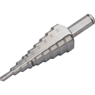 Condor Stufenbohrer, mit Entgrater, HSS-E Cobalt 5%, 4-20 mm