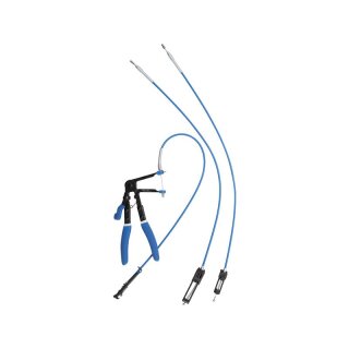 BGS technic Schlauchklemmenzange | mit auswechselbaren Bowdenzügen | 635 - 670 mm