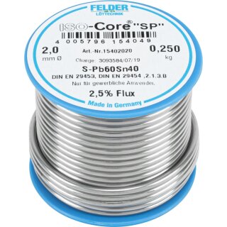 Condor Lötdraht, Ø 2 mm, 250 g Spule