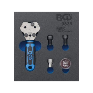 BGS technic Bördelgerät | DIN 4,75 / 5 / 6 mm