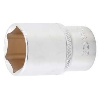 BGS technic Steckschlüssel-Einsatz Sechskant, tief | Antrieb Innenvierkant 12,5 mm (1/2") | SW 38 mm