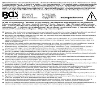 BGS technic Gesichtsschutzschild | transparent