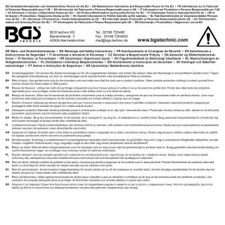 BGS technic Klapps„ge | 225 mm