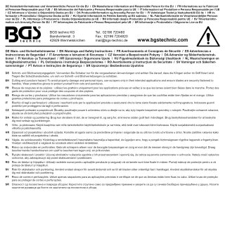 BGS technic Plakettenschaber | 40 mm | mit 6 Kunstoff-Schaberklingen