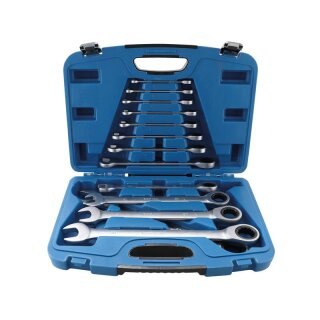 BGS technic Ratschenring-Maulschlüssel-Satz | SW 8 - 32 mm | 13-tlg.