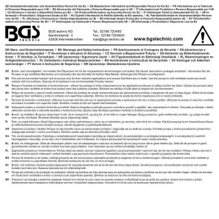 BGS technic Hebel-Pumpe fr Kunststoffbeh„lter | mit DIN 61 Schraubverschluss