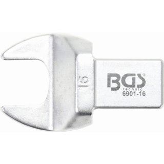 BGS technic Einsteck-Maulschlüssel | 16 mm | Aufnahme 14 x 18