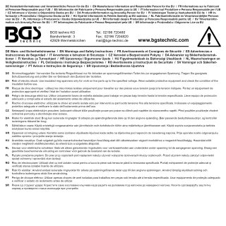 BGS technic VDE-Einringschlssel | tief gekr”pft | SW 27 mm