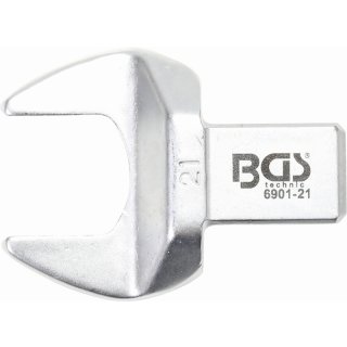 BGS technic Einsteck-Maulschlüssel | 21 mm | Aufnahme 14 x 18