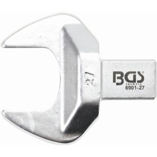 BGS technic Einsteck-Maulschlüssel | 27 mm | Aufnahme 14 x 18