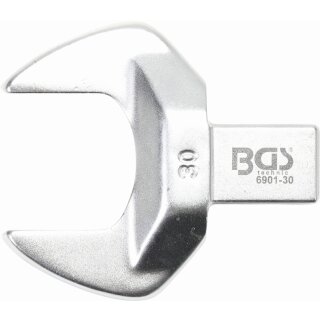 BGS technic Einsteck-Maulschlüssel | 30 mm | Aufnahme 14 x 18