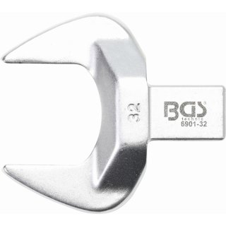 BGS technic Einsteck-Maulschlüssel | 32 mm | Aufnahme 14 x 18