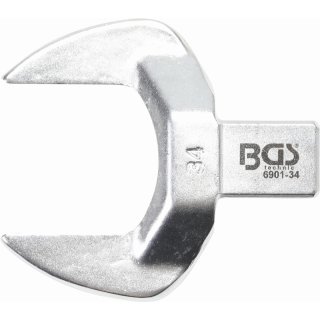 BGS technic Einsteck-Maulschlüssel | 34 mm | Aufnahme 14 x 18