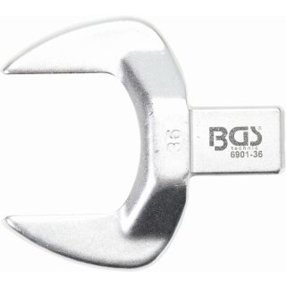 BGS technic Einsteck-Maulschlüssel | 36 mm | Aufnahme 14 x 18