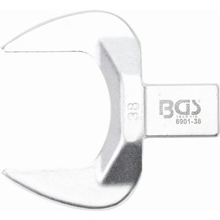 BGS technic Einsteck-Maulschlüssel | 38 mm | Aufnahme 14 x 18