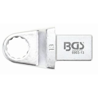 BGS technic Einsteck-Ringschlüssel | 13 mm | Aufnahme 14 x 18