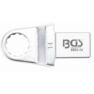 BGS technic Einsteck-Ringschlüssel | 14 mm | Aufnahme 14 x 18