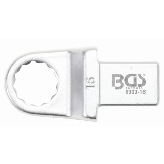 BGS technic Einsteck-Ringschlüssel | 16 mm | Aufnahme 14 x 18