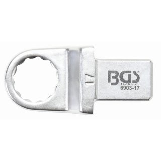 BGS technic Einsteck-Ringschlüssel | 17 mm | Aufnahme 14 x 18