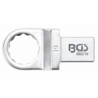 BGS technic Einsteck-Ringschlüssel | 19 mm | Aufnahme 14 x 18