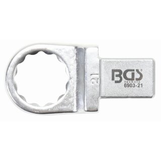 BGS technic Einsteck-Ringschlüssel | 21 mm | Aufnahme 14 x 18