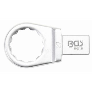 BGS technic Einsteck-Ringschlüssel | 27 mm | Aufnahme 14 x 18