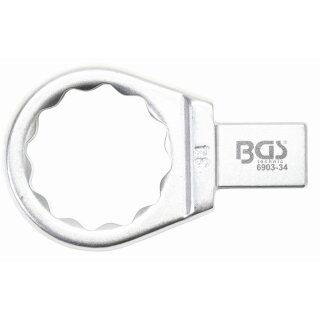 BGS technic Einsteck-Ringschlüssel | 34 mm | Aufnahme 14 x 18