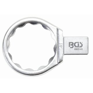 BGS technic Einsteck-Ringschlüssel | 41 mm | Aufnahme 14 x 18