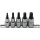 BGS technic Bit-Einsatz-Satz | Antrieb Innenvierkant 10 mm (3/8") | 4-kant Profil (für MTS-Mortorq) MTS0 - MTS04 | 5-tlg.