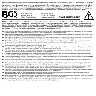 BGS technic Doppelhaken-Satz | 40 mm | fr Schrankwand-System | 5-tlg.