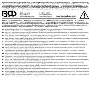 BGS technic Splinte-Sortiment | Edelstahl |  1,6 - 4,0 mm | 555-tlg.